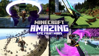 12 Amazing Epic Fight Minecraft Mods Forge [upl. by Nehtiek]