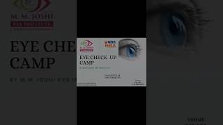 Eye Screening Camp at Global Business School Hubli  M M Joshi Eye Hospital [upl. by Eirroc]