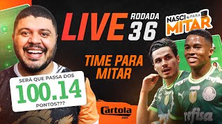 LIVE RODADA 36  CARTOLA FC 2023  DICAS RODADA 36 [upl. by Mckee]