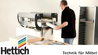 ArciFit 300 Assembly aid for ArciTech drawers made by Hettich [upl. by Harlow]