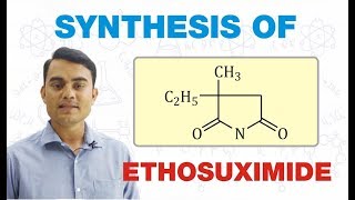 SYNTHESIS OF ETHOSUXIMIDE  MEDICINAL CHEMISTRY  GPAT2020  BPHARM4TH SEM [upl. by Faro]