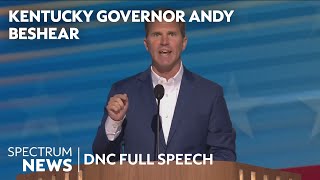 Kentucky Gov Andy Beshear speaks during first night of DNC FULL SPEECH  Spectrum News [upl. by Gemma]