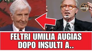 Feltri Umilia Augias Risposta Implacabile Dopo le Parolacce Contro Berlusconi [upl. by Barris]