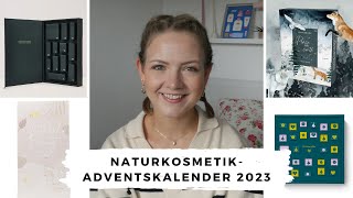 NATURKOSMETIKADVENTSKALENDER 2023🎄  von günstig bis teuer  was gibt es dieses Jahr [upl. by Alomeda614]