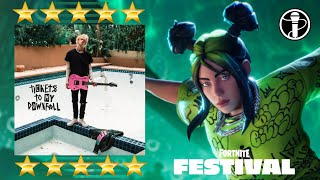 Machine Gun Kelly ft blackbear  my exs best friend  Fortnite Festival EXPERT VOCALS 100 [upl. by Gardener795]