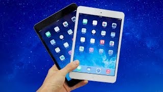 iPad mini 2 with Retina Display White vs Black Unboxing amp Setup [upl. by Aidroc856]