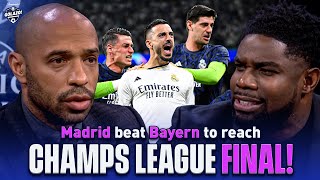 Thierry Henry Carragher amp Micah react as Real Madrid advance to UCL final  UCL Today  CBS Sports [upl. by Gader]