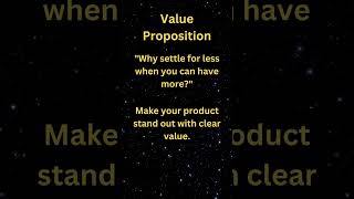 Value Proposition [upl. by Eerolam42]