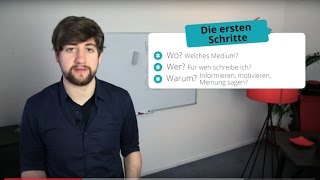 Englisch Einen Artikel schreiben [upl. by Nilatak319]