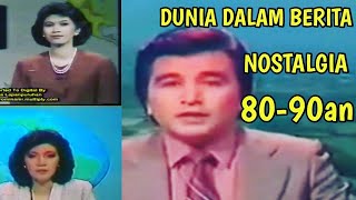 Begini Siaran Televisi Dunia Dalam Berita TVRI Jadul 8090an  Nostalgia [upl. by Yrreb110]