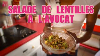 Salade de lentilles à lavocat [upl. by Costanza]