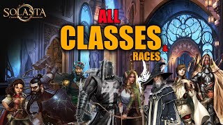 All Classes amp Races in Solasta Crown of the Magister  Explained [upl. by Rebmit]