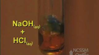 Double Displacement HCl and NaOH [upl. by Atlas]