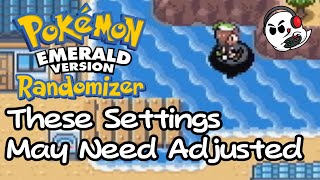 These Settings May Need Adjusted  Pokémon Emerald Item Rando Extreme [upl. by Akeemaj]