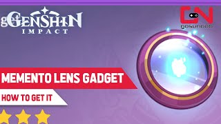 How to Get Memento Lens Genshin Impact Inazuma Gadget [upl. by Bascio524]