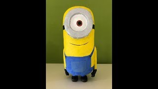 Paper Mache Minion [upl. by Chassin]