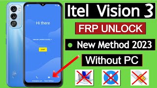 Itel Vision 3 S661LP Frp BypassUnlock Google Account Lock Without PC  Apps Not Open Solution [upl. by Hooper114]