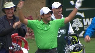 Francesco Molinari’s holeinone on No 16 at Waste Management [upl. by Banyaz]