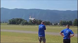 Tomahawk Vipertjet 25m at Lesce RC Airshow 2024 [upl. by Ahsenyt564]