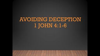 Sunday Morning Worship 112424  Avoiding Deception [upl. by Cerelly262]