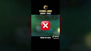 Lunox EASY Combo Tutorial  Mobile Legends [upl. by Noinatrad]