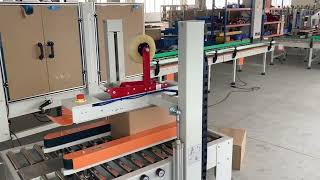 Automatic carton sealer for random size carton packagingmachine packing carton warehouse [upl. by Loos]