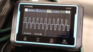 FNIRSI 2C53P Handheld Tablet Oscilloscope Multimeter DDS Signal Generator 3 in 1 2CH Automotive [upl. by Lleval]