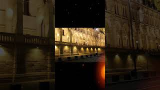 Night walk Parliament Budapest Waterfront walking tour nightcity watch travel [upl. by Annavahs]