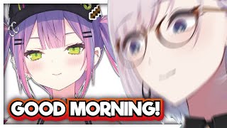 Reine and chats flabbergasted by Towasama MORNING VOICE [upl. by Sander]