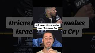 Dricus Du Plessis Made Israel Adesanya Cry shorts ufc mma [upl. by Ietta]