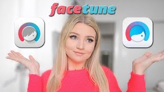 FACETUNE vs FACETUNE 2 FOR INSTAGRAM PHOTOS ♡ Tobie Jean [upl. by Troc470]