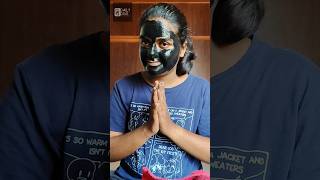 Charcoal peel off mask 🫡peeloffmasks malayalam charcoal kerala beautytips gelmask [upl. by Atiniuq970]