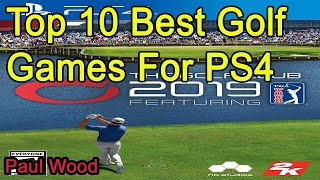 Top 10 Best Golf Games For PS4 2021 [upl. by Lasiaf]