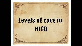 levels of care in NICU 3rd year gnm  newborn care [upl. by Ambur]