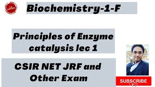 Principles of Enzyme catalysis1FLec 1 acidbase catalysis metal ion catalysis [upl. by Clippard]