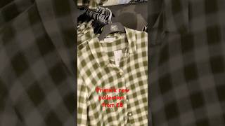 Primark womens trending outfits checkered shirt new collection 2024 primark trending fashion [upl. by Nikolai45]