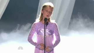 Jackie Evancho  AGT  Sept 7 2010 quotPie Jesuquot [upl. by Eiwoh]