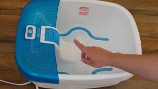 Video Review Homedics Foot Spa FB50 [upl. by Daigle]