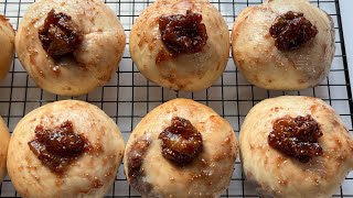 런던베이글뮤지엄st❤️쫀득한 무화과 베이글 레시피🥯선물같은 레시피 fig bagels recipe [upl. by Ahsekad]