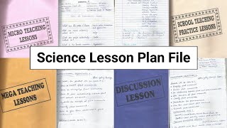 Science Lesson Plan File  Micro and Mega Lessons  School Teaching Practice Lessons  BEd [upl. by Edric131]