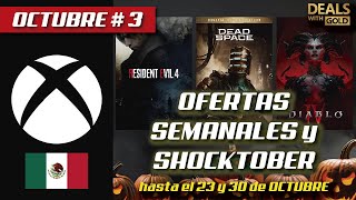 📢OFERTAS SEMANALES  SHOCKTOBER y de BANDAI NAMCO  XBOX  MÉXICO  🇲🇽 OCT 2023 [upl. by Isewk]