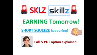 SKLZ 🔥 earning today whats the expectation amp how to play Earning call amp put option explained [upl. by Khudari40]