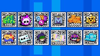 GEMS amp MEGABOXES GIFTS QR CODES 🥳  BRAWL STARS QR CODES 2024 🎁  BRAWL STARS NEW UPDATE [upl. by Glass88]