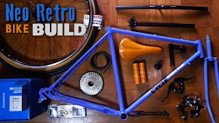 Restoring and modernizing vintage touring bicycle frame  Neo Retro Gravel Hybrid Bike [upl. by Winnie]