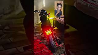 Splendor bike modification light ka splendorbike motivation light videoyoutube [upl. by Artemus26]