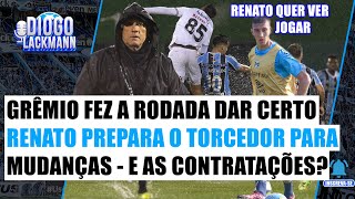 MUDANÇAS ACONTECERÃO  GRÊMIO FORA DO Z4  CHANCES PARA AS PROMESSAS  RENATO COLOCA O PÉ NO CHÃO [upl. by Ellenor965]