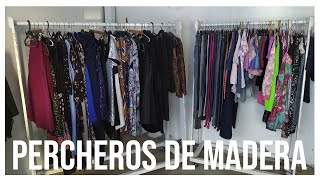 Como hacer un PERCHERO PARA ROPA de madera [upl. by Tonina]