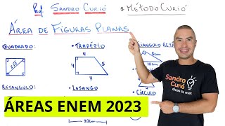 ÁREA DE FIGURAS PLANAS ENEM 2023 [upl. by Areht]