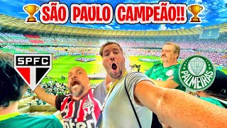 O MAIOR DUELO DE TORCIDAS QUE EU JÁ VI  SUPERCOPA 2024 Palmeiras x São Paulo [upl. by Phillane815]