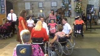 Isca Wheelchair Dancers at disABILITY Sunday in Exeter Cathedral 4 [upl. by Pammy942]